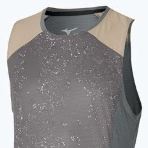 Herren-Laufshirt Mizuno Active DryAeroFlow Graphic Tank Top lava smoke