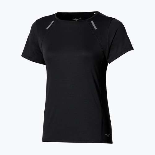 Damen-Laufshirt Mizuno Active DryAeroFlow Tee black