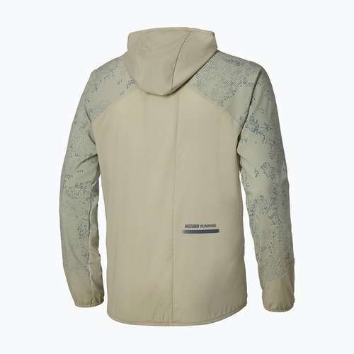 Herren-Laufjacke Mizuno Active Alpha Hooded elm