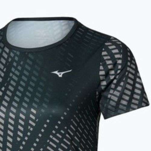 Damen-Laufshirt Mizuno Core Graphic Tee black/gray