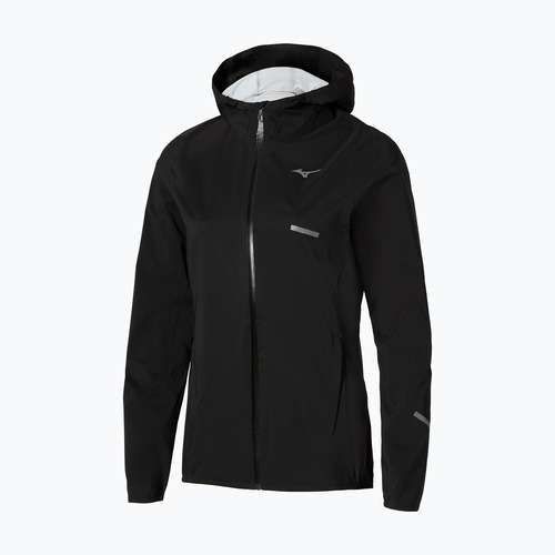 Damen-Laufjacke Mizuno Trail Waterproof 20K Hooded black
