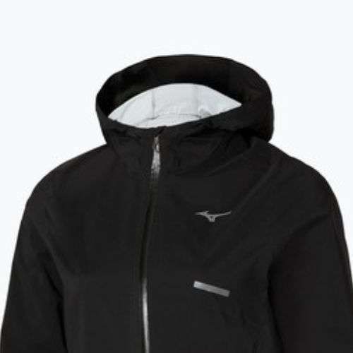 Damen-Laufjacke Mizuno Trail Waterproof 20K Hooded black