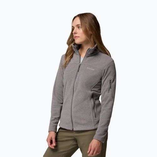 Damen-Fleecejacke Columbia Fast Trek II City Grey Heather/City Grey