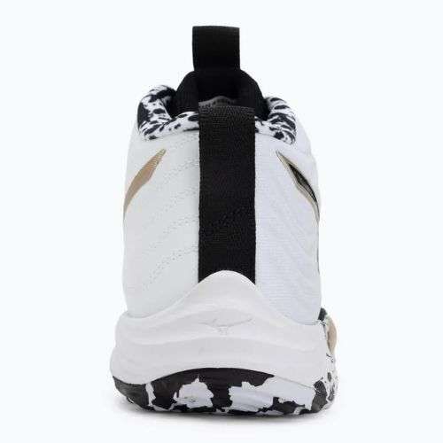 Volleyballschuhe Mizuno Wave Momentum Elite Mid white/black/gold