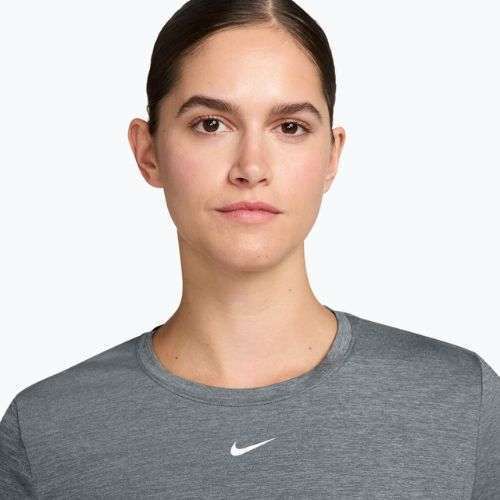 Damen-T-Shirt Nike One Classic Dri-Fit smoke grey/heather/white