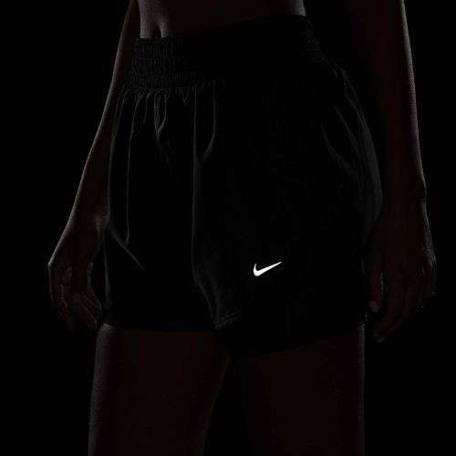 Damen-Shorts Nike One Dri-Fit High-Waisted 3" 2In1 black/white