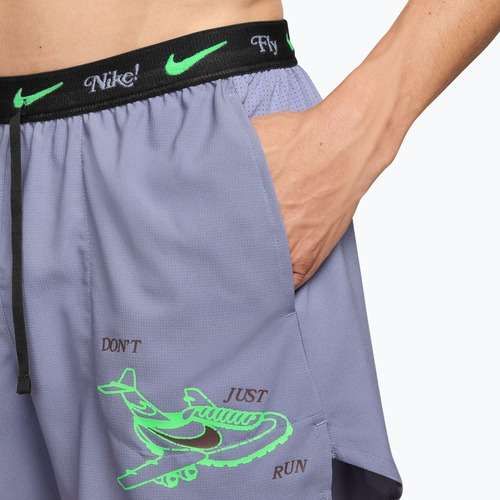 Herren-Laufshorts Nike Fly Nike Stride 5" iron purple/black