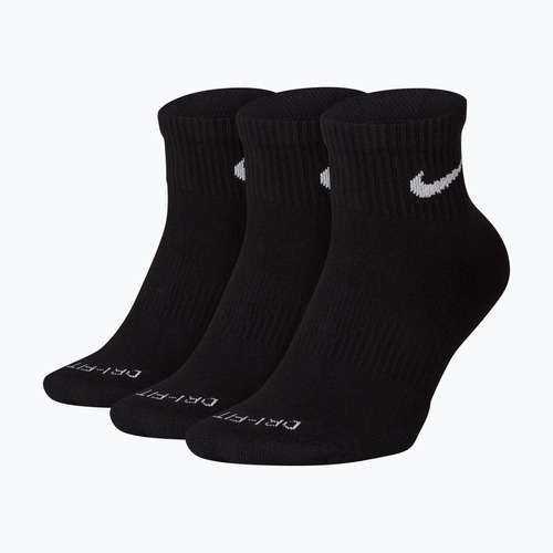 Nike Everyday Plus Cushioned Ankle Socken 3er-Pack black/white