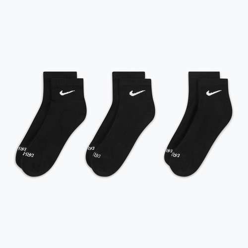 Nike Everyday Plus Cushioned Ankle Socken 3er-Pack black/white
