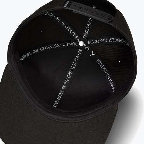 Basecap Jordan Rise Structured Curved-Bill schwarz/weiß