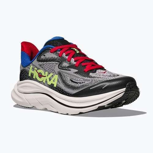 Kinder-Laufschuhe HOKA Clifton 10 foggy grey/black