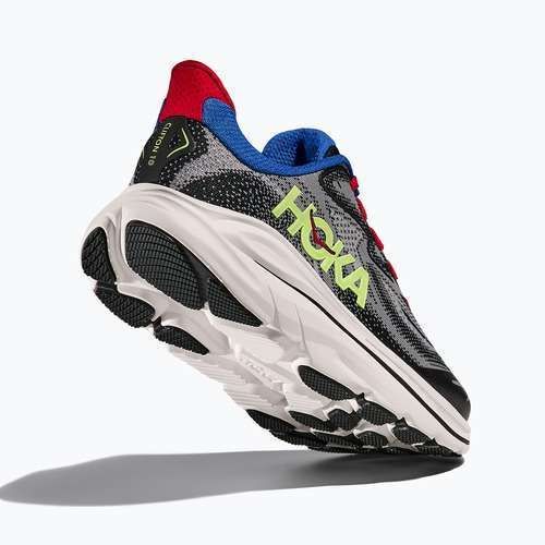 Kinder-Laufschuhe HOKA Clifton 10 foggy grey/black