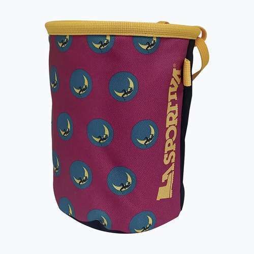 Magnesiabeutel La Sportiva Granite Climbing On The Moon fuchsia/yellow