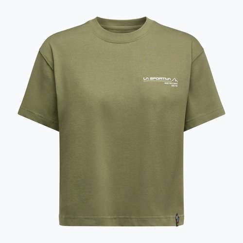 Damen Klettershirt La Sportiva Since 1928 Crop cypress/chalk