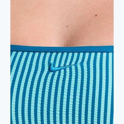 Oberteil des Badeanzugs Nike Ripple Texture Bralette Classic Bikini bleached turquoise