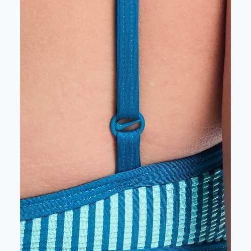 Oberteil des Badeanzugs Nike Ripple Texture Bralette Classic Bikini bleached turquoise