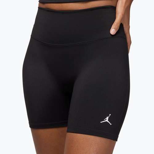 Damen-Shorts Jordan Sport Dri-Fit High Waisted 6" black/white