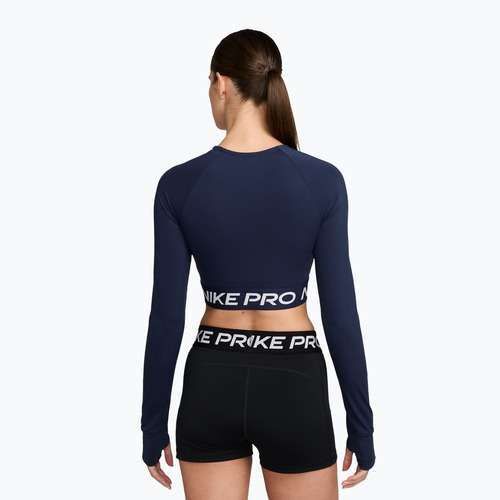 Longsleeve Trainingstop Damen Nike Pro 365 Dri-Fit midnight navy/white