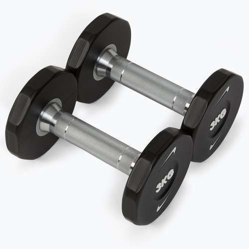 Hanteln Nike Strength Pro Urethane Dumbbell 2 x 3 kg black/white