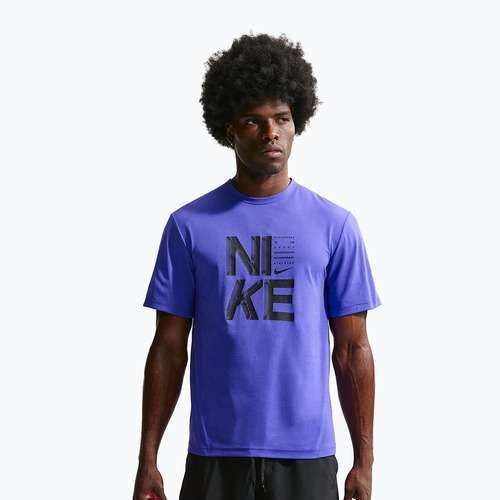 Trainings-T-Shirt Herren Nike Hyverse Dri-Fit Persian violet/black