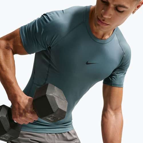 Trainings-T-Shirt Herren Nike Pro Dri-Fit Tight Fitness mineral slate/black