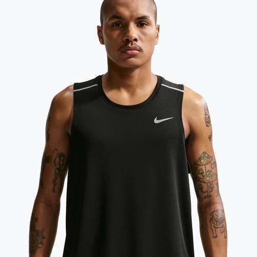 Herren-Laufshirt Nike Miler Dri-Fit black