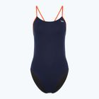 Einteiliger Damen-Badeanzug TYR Hexa Cutoutfit navy/orange
