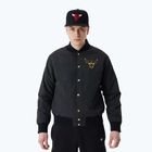 Herren New Era NBA Script BP Bomber Chicago Bulls Jacke schwarz