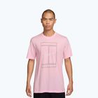 Herren T-Shirt Nike Court Heritage pink foam