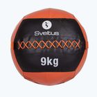 Sveltus Wall Ball 9 kg schwarz/rot