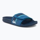 Herren-Flip-Flops Quiksilver Rivi Slide Adjust blue/blue/green