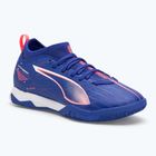 Fußballschuhe Kinder PUMA Ultra 5 Match It + Mid Jr lapis lazuli/puma white/sunset glow