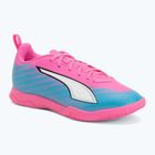 Kinder Fußballschuhe PUMA Ultra 6 Play It Jr poison pink/puma wht/sun stream/bright aqua/puma blk