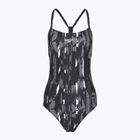 Speedo Frauen einteiliger Badeanzug Allover Rippleback schwarz