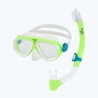 Schnorchelset für Kinder Speedo Adventure green gecko/clear