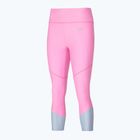 Mizuno Impulse Core 3/4 Damen-Leggings aus Chiffon, lila