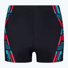 Herren Speedo Tech Print Badeshorts schwarz/orange