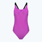 Einteiliger Badeanzug Nike Logo Tape Fastback fuchsia dream