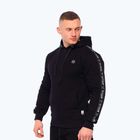 Herren Sweatshirt Octagon Stripe schwarz