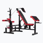 XTREXO BenchFit Max Trainingsbank mit Ständer und Gebetsstange schwarz