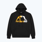 Herrenpullover MANTO Logo Hoody schwarz