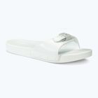 Slides Schlappen  Damen Scholl Pescura Flat Aqua Eva off white