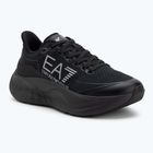 EA7 Emporio Armani Wave Cracking voll schwarz / Silber Schuhe