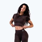 Damentrainingstop NEBBIA Power dark brown