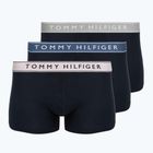 Boxershorts Tommy Hilfiger Trunk WB 3 Paar purple pink/antique silverer/aegean sea