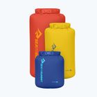 Dry Bag Set wasserdicht Sea to Summit Lightweight Dry Bag 3 Stk. 3, 5, 8 l surf the web/sulphur/spicy orange