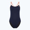 Einteiliger Damen-Badeanzug TYR Hexa Cutoutfit navy/orange