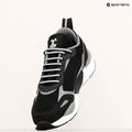 EA7 Emporio Armani Ace Runner Mesh schwarz/silberne Schuhe 10