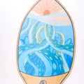 Skimboard Kinder AQUASTIC Lagune 34" Farbenfroh 12