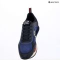 EA7 Emporio Armani Schwarz & Weiß Wildleder Sky Captain / Deep Cobal / Mineral Schuhe 16